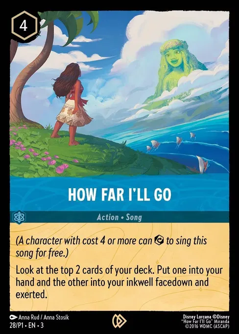 How Far I'll Go · Promo Set 1 28/41