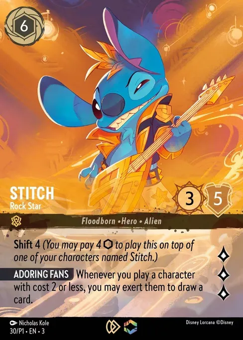 Stitch - Rock Star · Promo Set 1 30/41