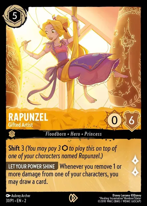 Rapunzel - Gifted Artist · Promo Set 1 31/41