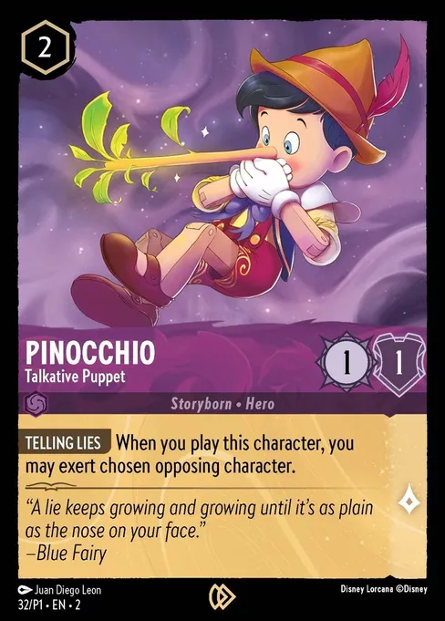 Pinocchio - Talkative Puppet · Promo Set 1 32/41