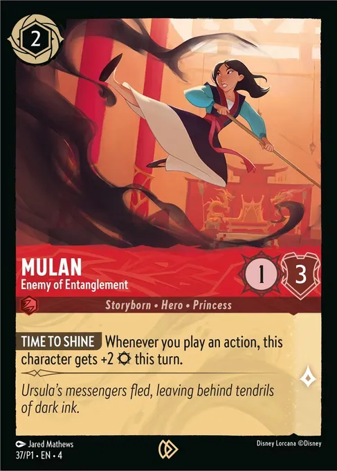 Mulan - Enemy of Entanglement · Promo Set 1 37/41