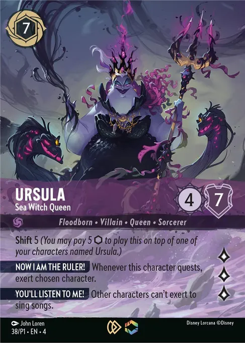 Ursula - Sea Witch Queen · Promo Set 1 38/41