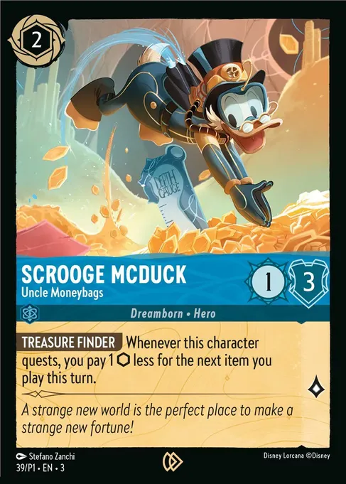 Scrooge Mcduck - Uncle Moneybags · Promo Set 1 39/41