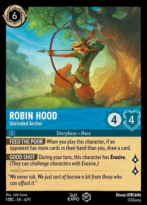 Robin Hood - Unrivaled Archer · Promo Set 1 6/41