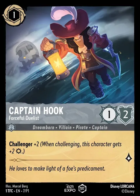 Captain Hook - Forceful Duelist · Promo Set 1 7/41