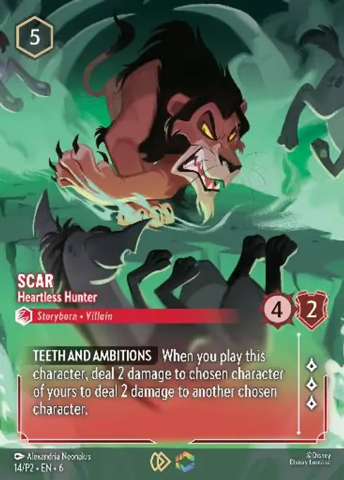Scar - Heartless Hunter · Promo Set 2 14/37