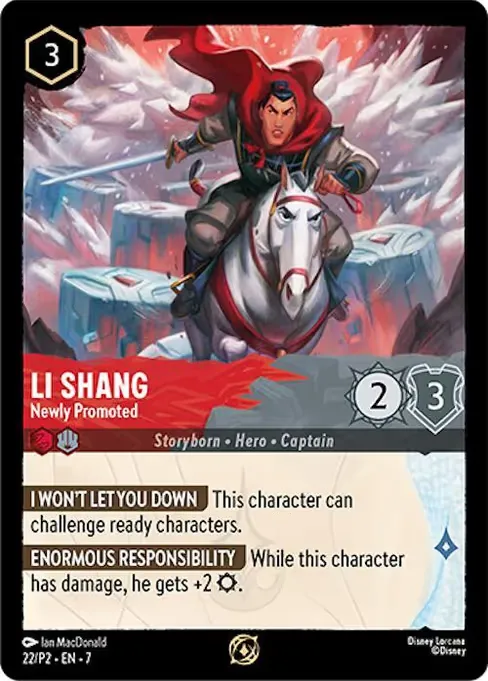Li Shang - Newly Promoted · Promo Set 2 22/37
