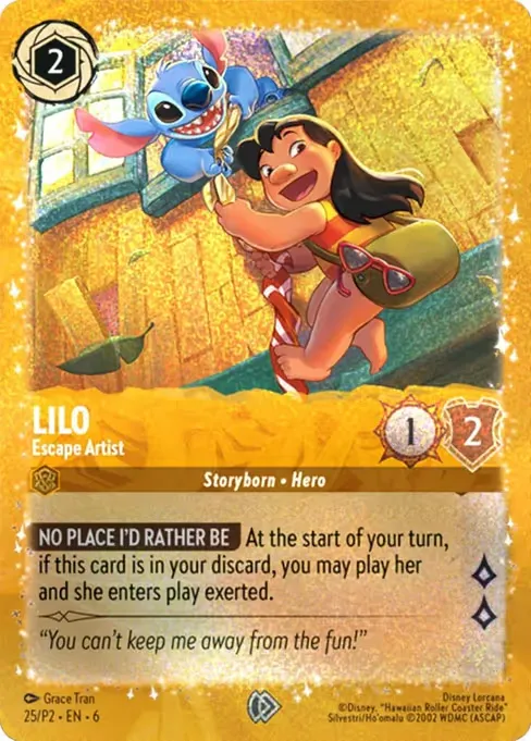 Lilo - Escape Artist · Promo Set 2 25/37