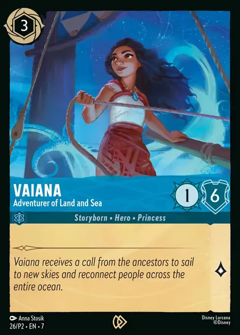 Moana - Adventurer of Land and Sea · Promo Set 2 26/37