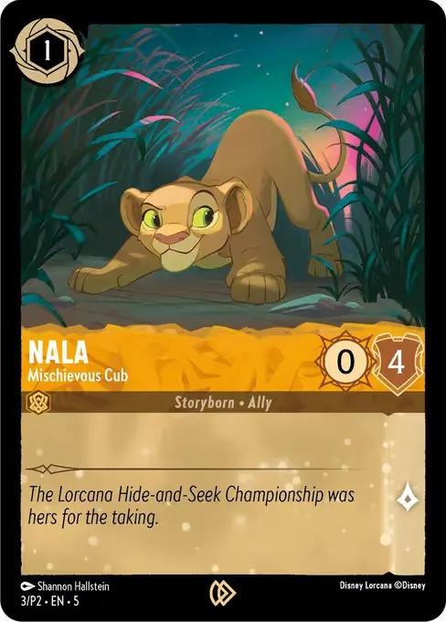 Nala - Mischievous Cub · Promo Set 2 3/37