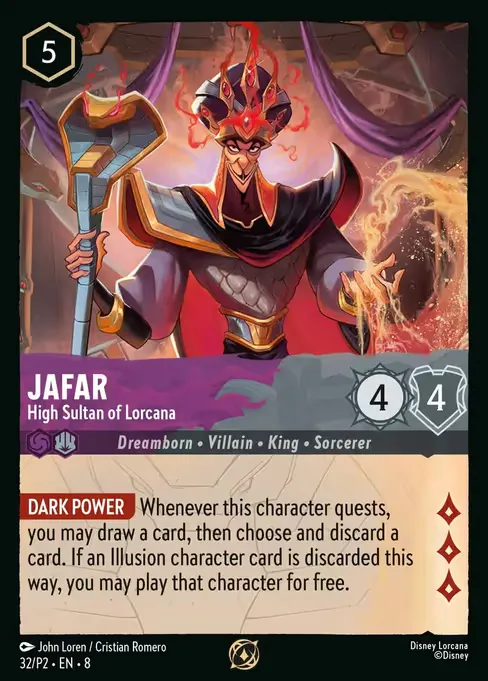 Jafar - High Sultan of Lorcana · Promo Set 2 32/37