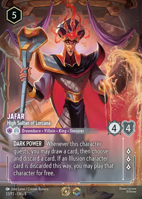 Jafar - High Sultan of Lorcana · Promo Set 2 33/37