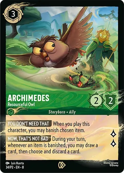 Archimedes - Resourceful Owl · Promo Set 2 34/37