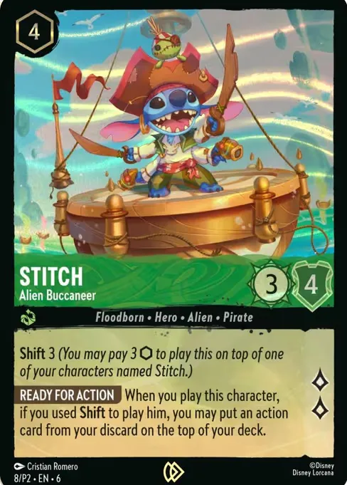 Stitch - Alien Buccaneer · Promo Set 2 8/37