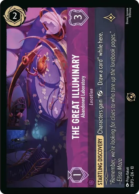 The Great Illuminary - Abandoned Laboratory · Promo Set 3 19/56