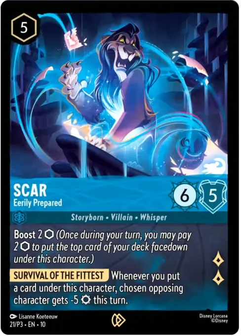 Scar - Eerily Prepared · Promo Set 3 21/56