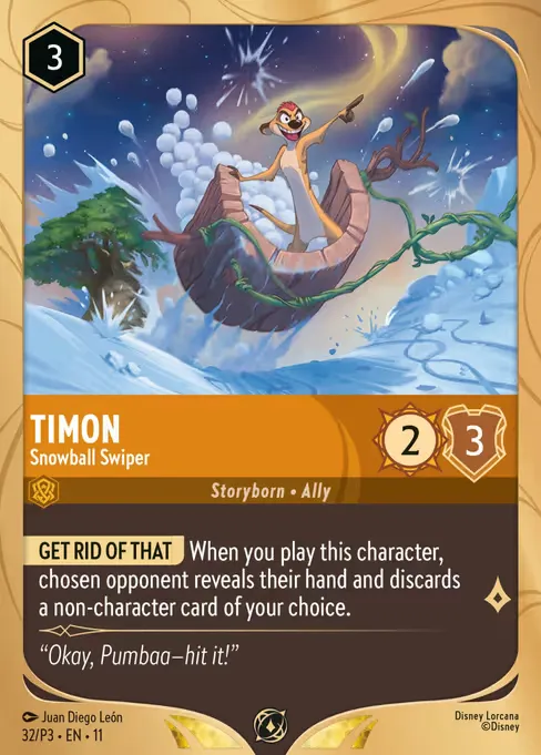 Timon - Snowball Swiper · Promo Set 3 32/56