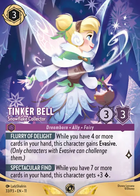 Tinker Bell - Snowflake Collector · Promo Set 3 33/56