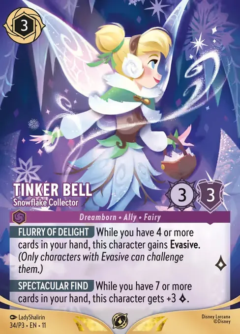 Tinker Bell - Snowflake Collector · Promo Set 3 34/56