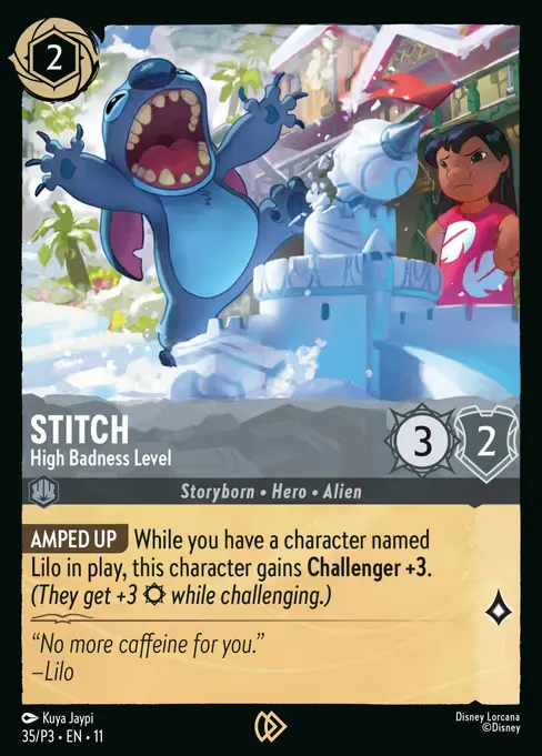 Stitch - High Badness Level · Promo Set 3 35/56