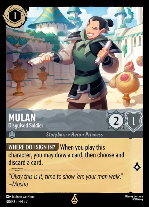 Mulan - Disguised Soldier · Promo Set 3 38/56