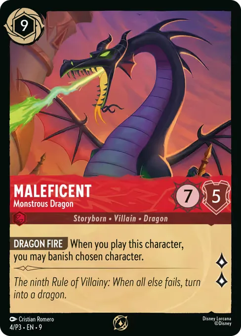 Maleficent - Monstrous Dragon · Promo Set 3 4/56