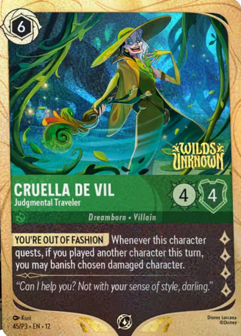 Cruella De Vil - Judgmental Traveler · Promo Set 3 45/56