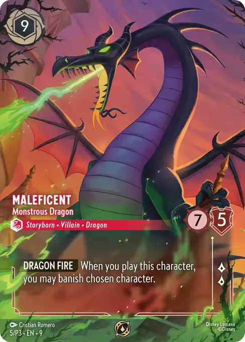 Maleficent - Monstrous Dragon · Promo Set 3 5/56