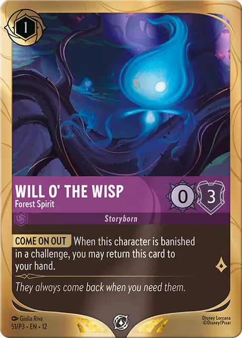 Will o' the Wisp - Forest Spirit · Promo Set 3 51/56