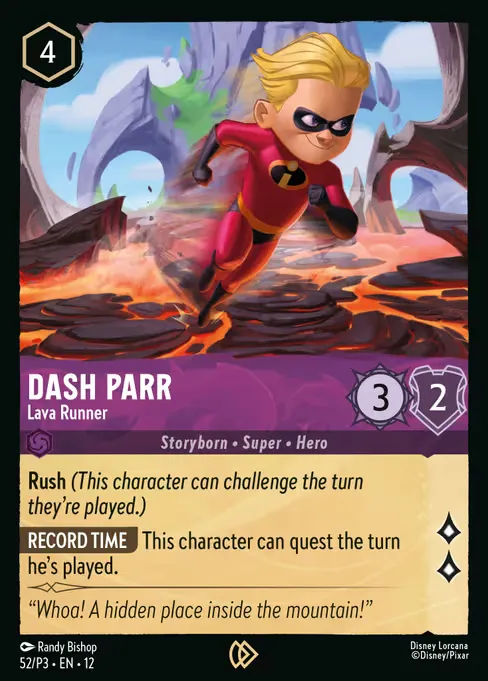 Dash Parr - Lava Runner · Promo Set 3 52/56
