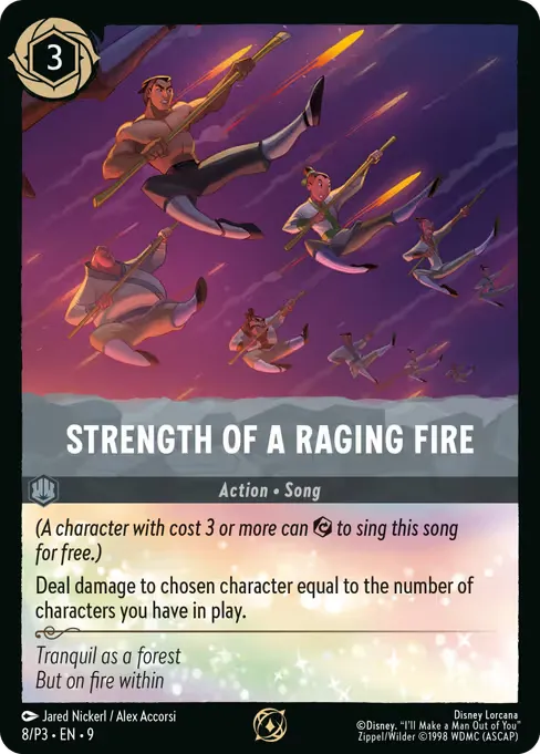 Strength of a Raging Fire · Promo Set 3 8/56