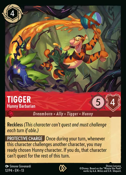 Tigger - Hunny Barbarian · Promo Set 4 12/10
