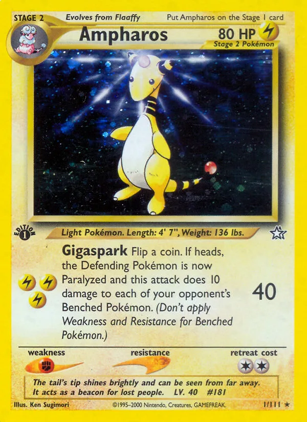 Ampharos · Neo Genesis 1/111
