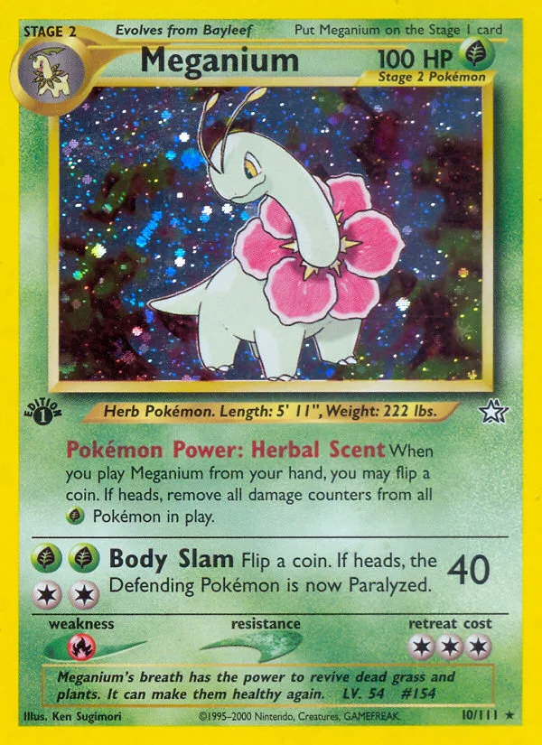Meganium · Neo Genesis 10/111