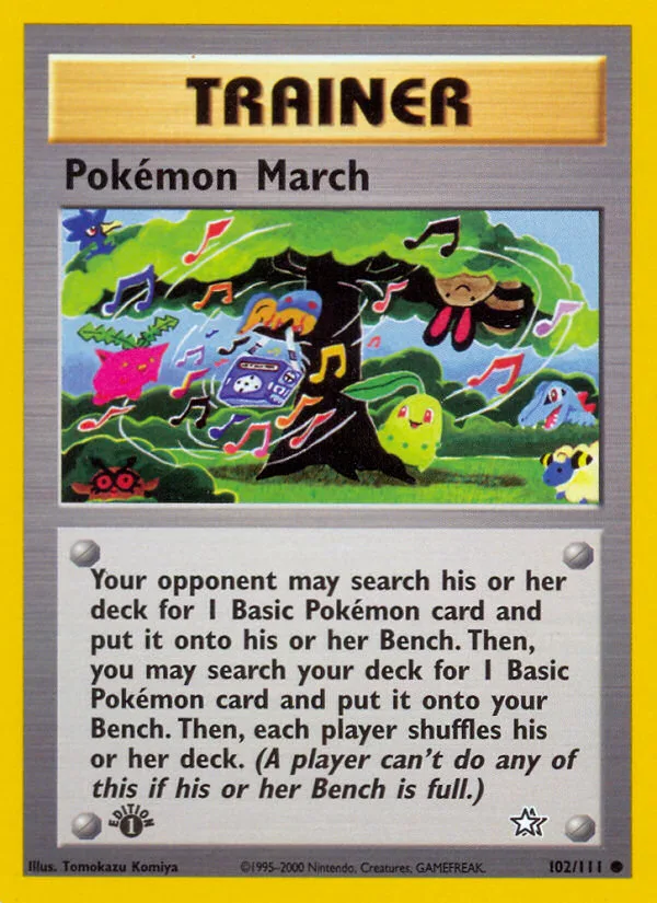 Pokémon March · Neo Genesis 102/111