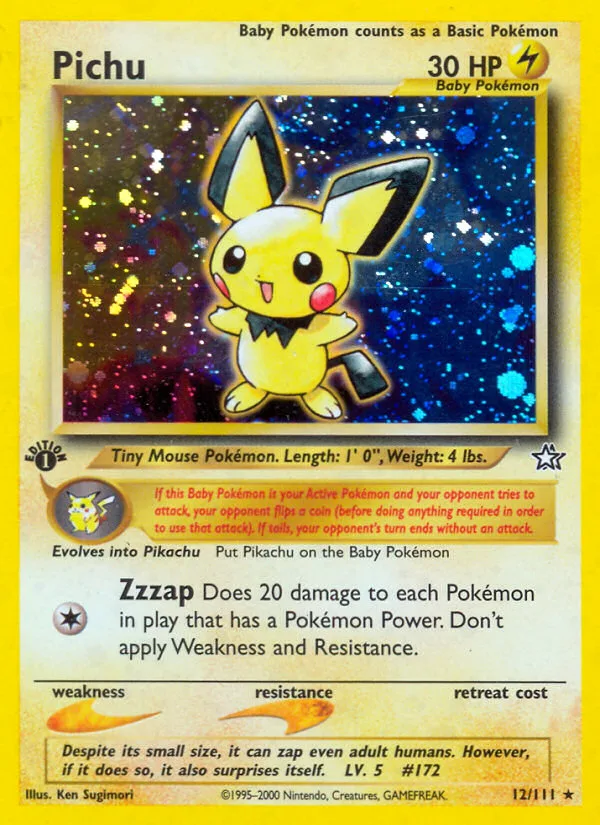 Pichu · Neo Genesis 12/111