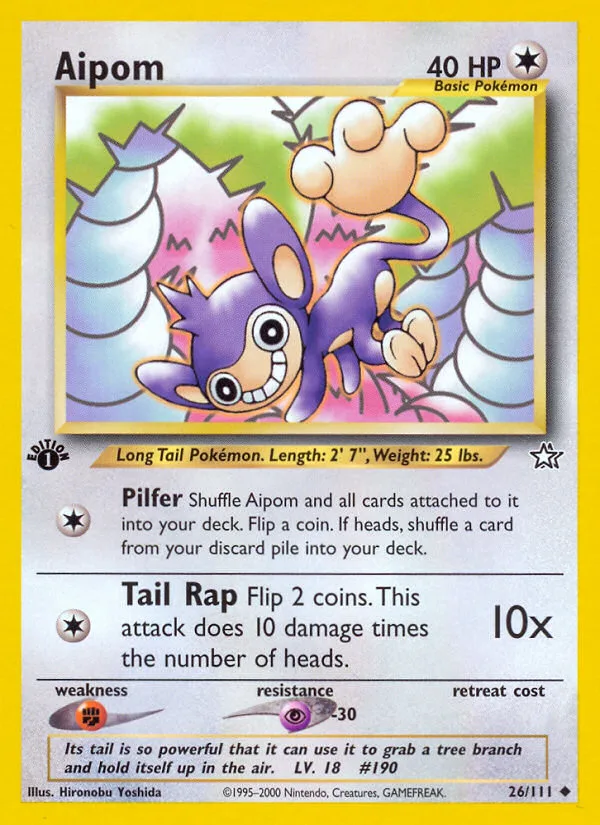 Aipom · Neo Genesis 26/111