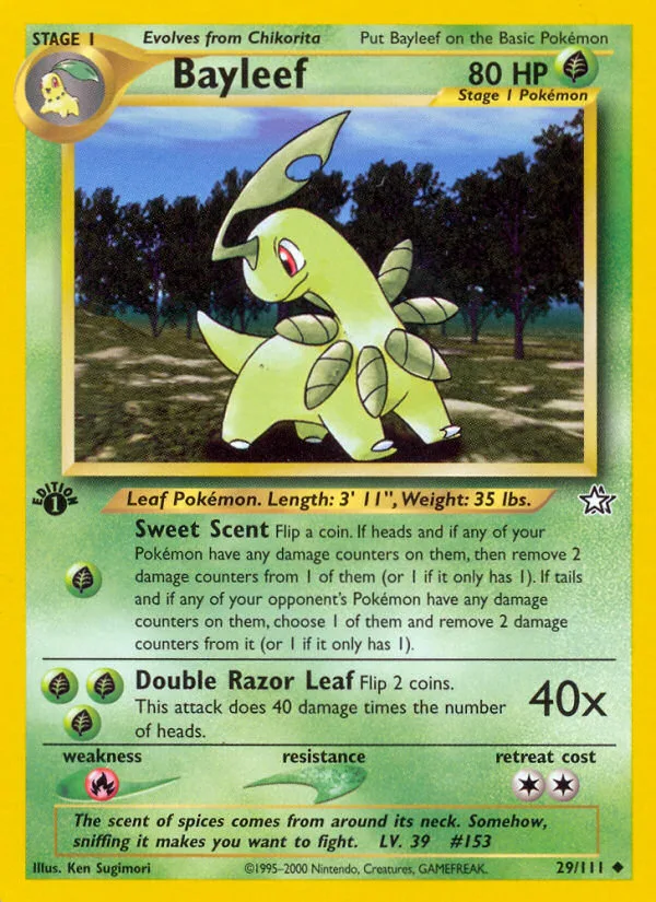 Bayleef · Neo Genesis 29/111