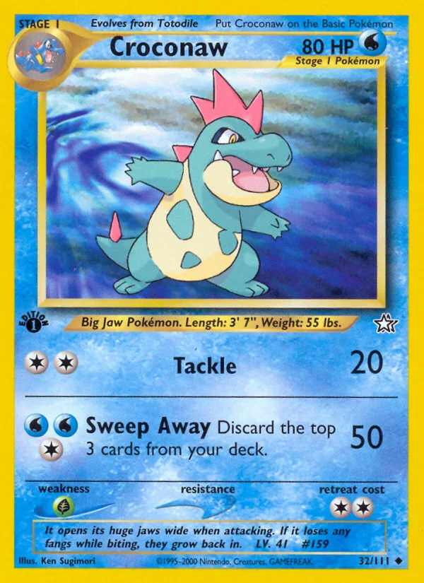Croconaw · Neo Genesis 32/111