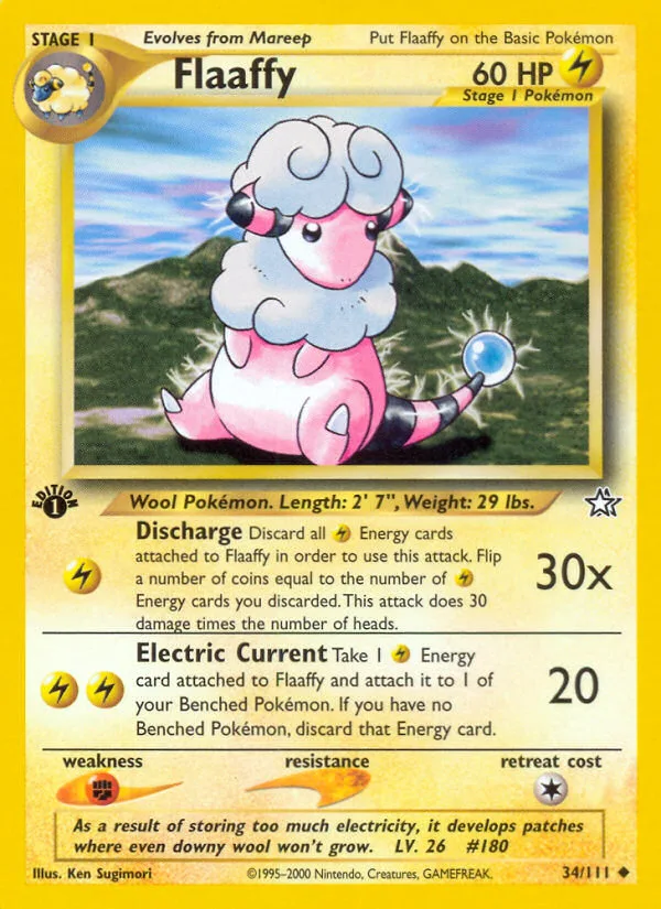 Flaaffy · Neo Genesis 34/111