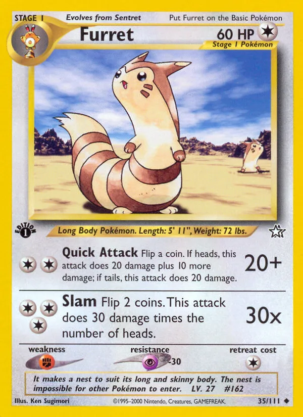 Furret · Neo Genesis 35/111