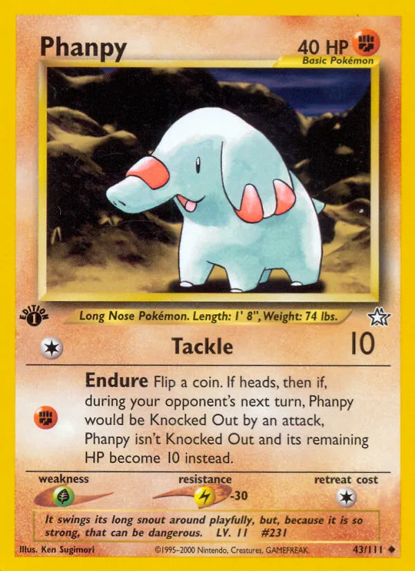 Phanpy · Neo Genesis 43/111