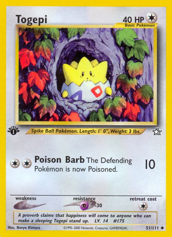 Togepi · Neo Genesis 51/111