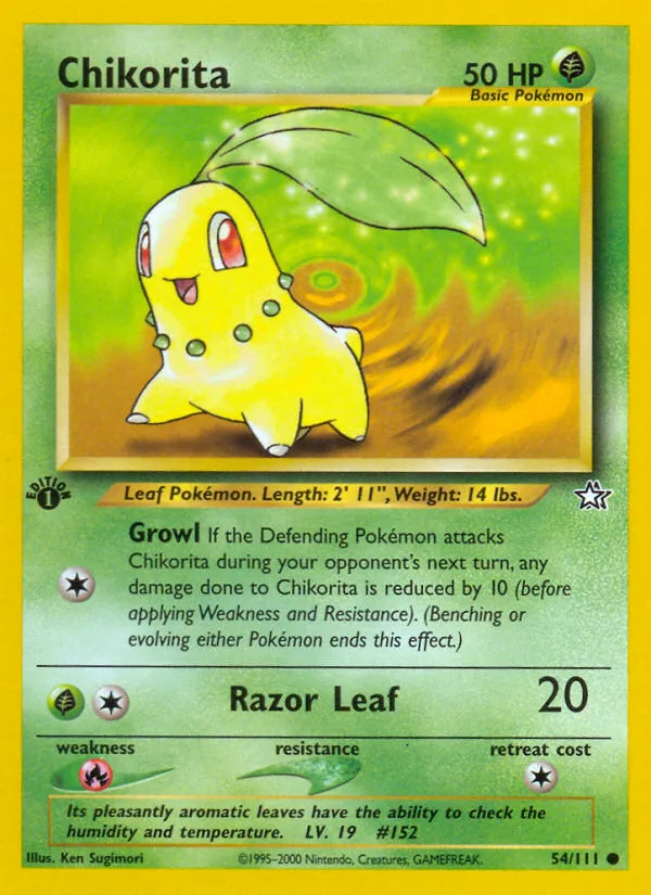 Chikorita · Neo Genesis 54/111