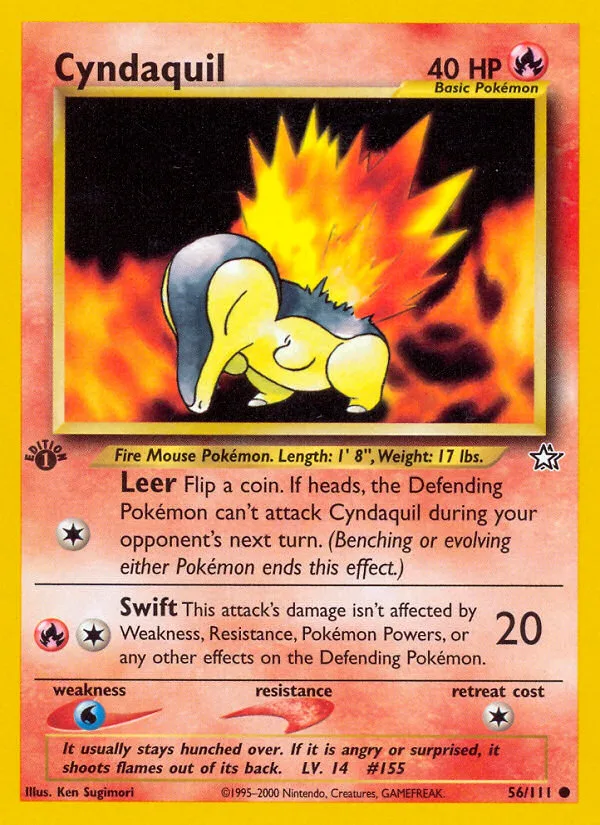 Cyndaquil · Neo Genesis 56/111