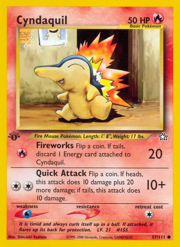 Cyndaquil · Neo Genesis 57/111