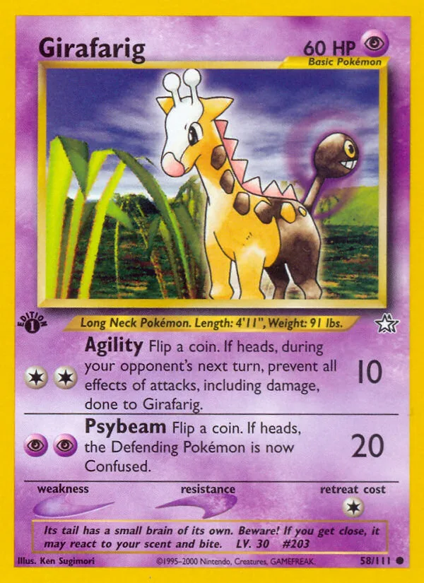 Girafarig · Neo Genesis 58/111