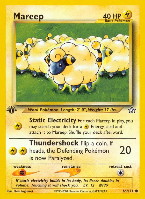 Mareep · Neo Genesis 65/111