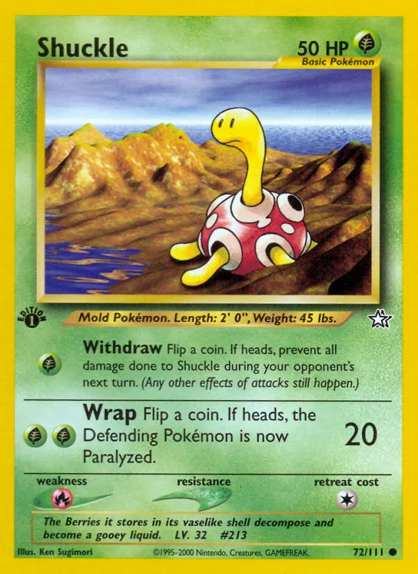 Shuckle · Neo Genesis 72/111
