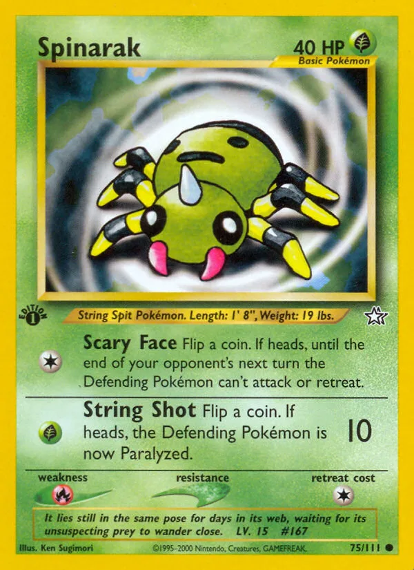 Spinarak · Neo Genesis 75/111